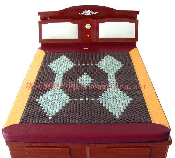 綠松無線遙控震動(dòng)按摩鍺玉石床墊火爆招商中